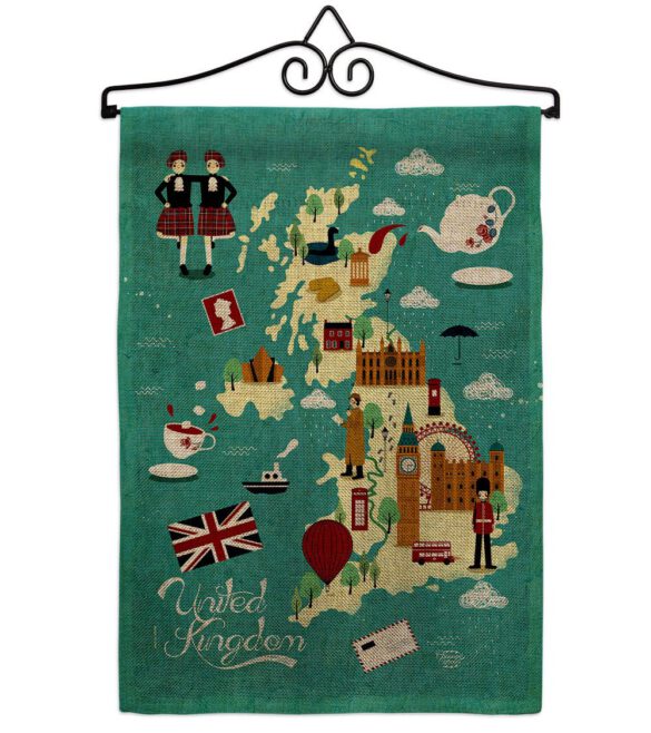 British Fun - Nationality Flags of the World Vertical Impressions Decorative Flags HG192527 Made In USA - Image 17