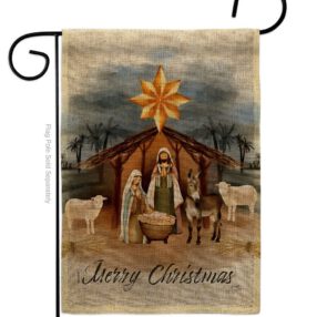 Garden Flag Nativity G114238 B
