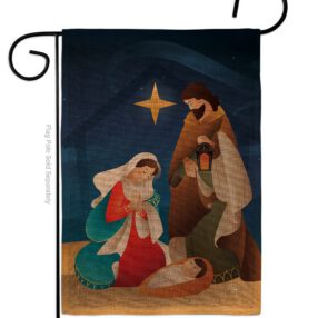 Garden Flag Nativity G192260 B