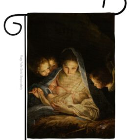 Garden Flag Nativity G192323 B