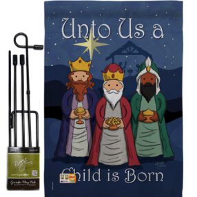 Garden Flag Nativity GS114129