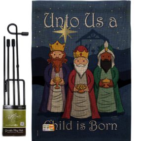 Garden Flag Nativity GS114129 B