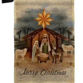Garden Flag Nativity GS114238 B 04