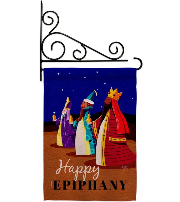 Celebrate Epiphany - Nativity Winter Vertical Impressions Decorative Flags HG114241 Made In USA - Image 8