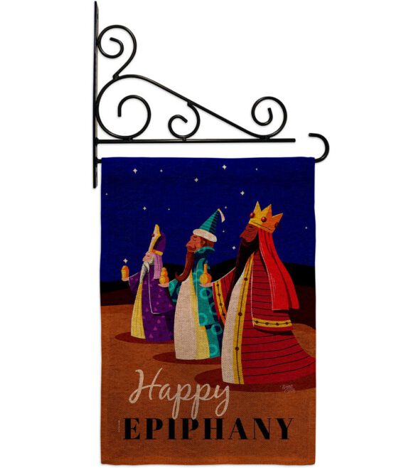 Celebrate Epiphany - Nativity Winter Vertical Impressions Decorative Flags HG114241 Made In USA - Image 18