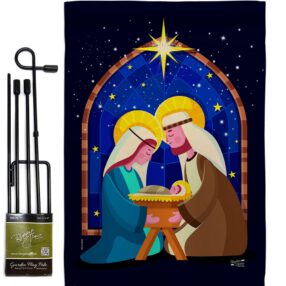 Garden Flag Nativity GS137358