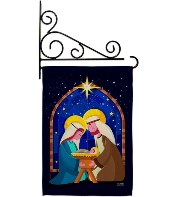 Birth Of Jesus - Nativity Winter Vertical Impressions Decorative Flags HG137358 Made In USA - Image 8