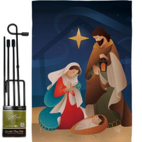 Garden Flag Nativity GS192260