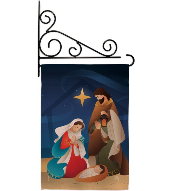 Holy Night - Nativity Winter Vertical Impressions Decorative Flags HG192260 Made In USA - Image 8
