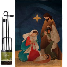 Garden Flag Nativity GS192260 B