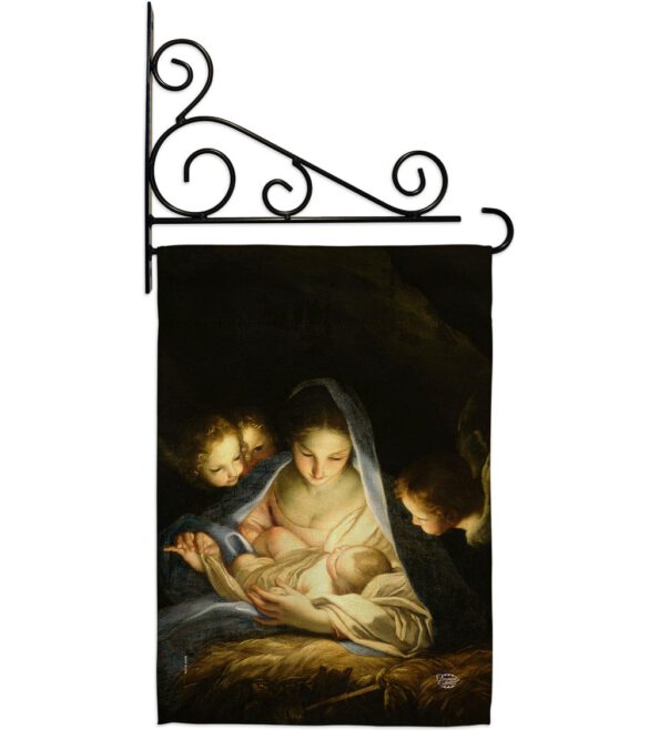 Holy Night - Nativity Winter Vertical Impressions Decorative Flags HG192323 Made In USA - Image 8