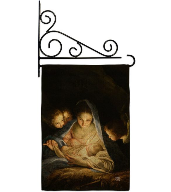 Holy Night - Nativity Winter Vertical Impressions Decorative Flags HG192323 Made In USA - Image 14