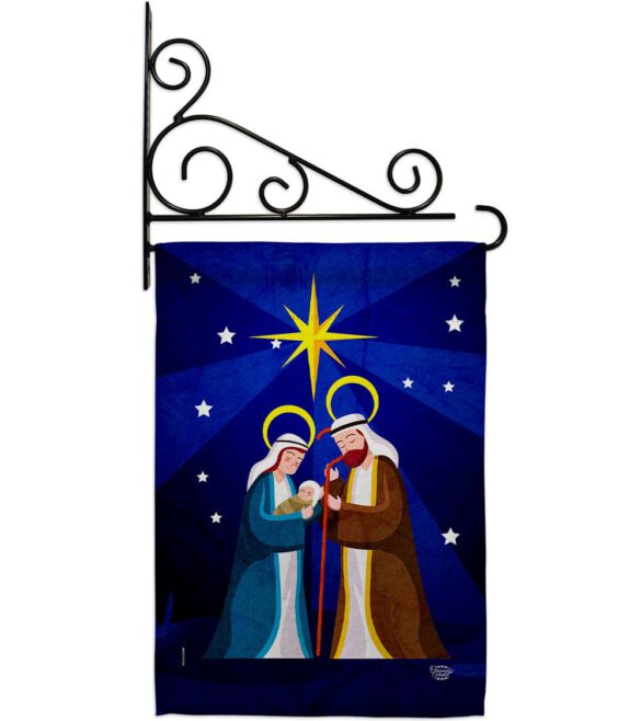 Birth Of King - Nativity Winter Vertical Impressions Decorative Flags HG192710 Made In USA - Image 8