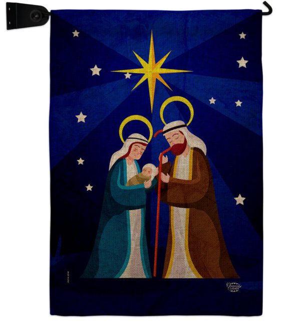 Birth Of King - Nativity Winter Vertical Impressions Decorative Flags HG192710 Made In USA - Image 21