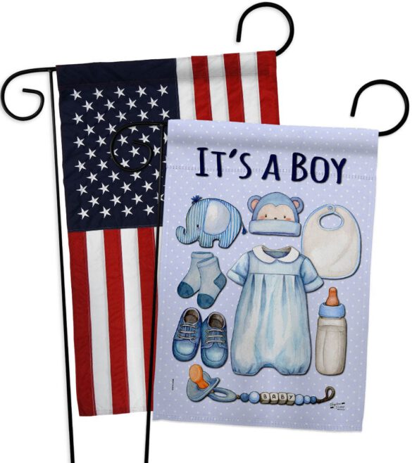 Baby Boy - Family Special Occasion Vertical Impressions Decorative Flags HG130338 Made In USA - Image 10