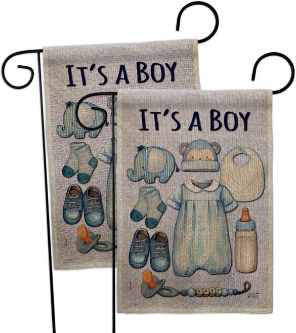 Baby Boy - Family Special Occasion Vertical Impressions Decorative Flags HG130338 Made In USA - Image 33