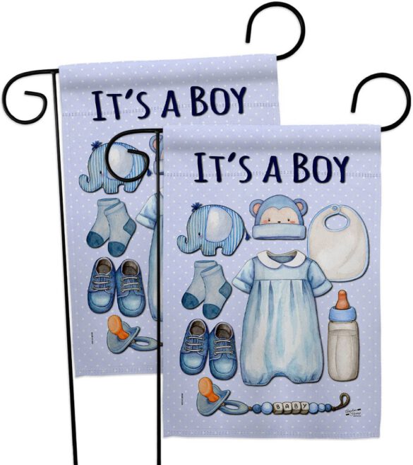 Baby Boy - Family Special Occasion Vertical Impressions Decorative Flags HG130338 Made In USA - Image 12