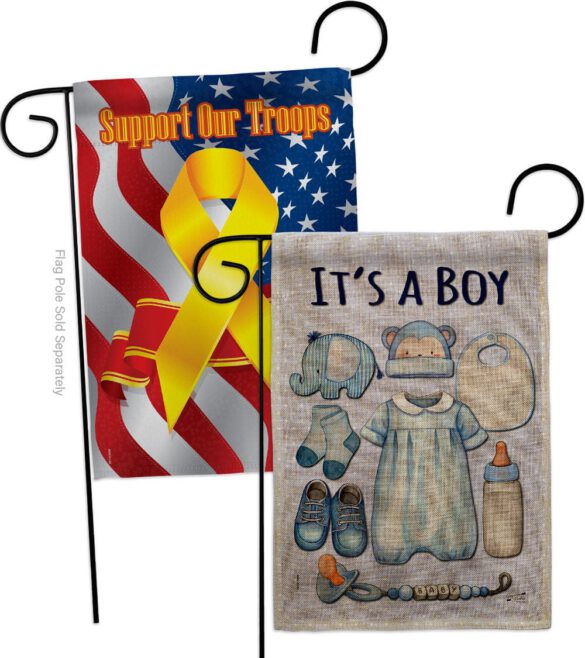 Baby Boy - Family Special Occasion Vertical Impressions Decorative Flags HG130338 Made In USA - Image 35