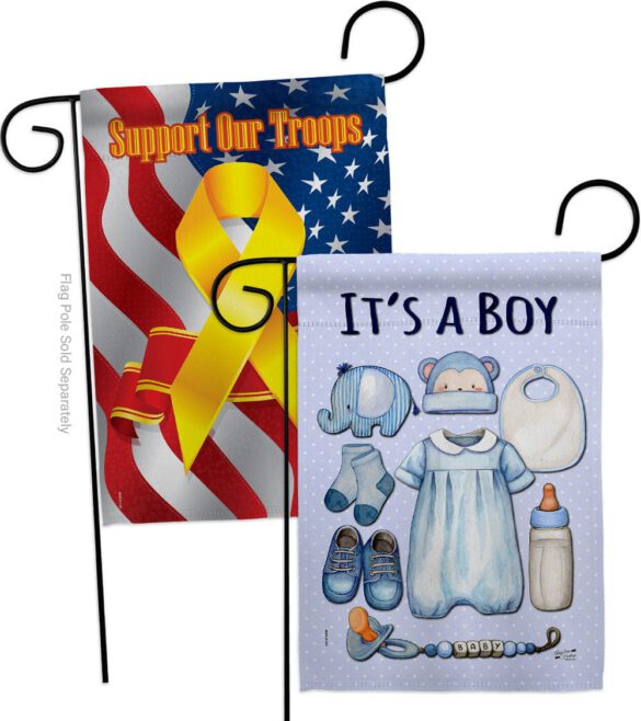 Baby Boy - Family Special Occasion Vertical Impressions Decorative Flags HG130338 Made In USA - Image 14