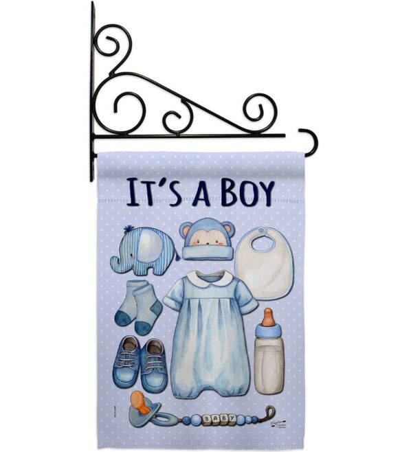 Baby Boy - Family Special Occasion Vertical Impressions Decorative Flags HG130338 Made In USA - Image 18