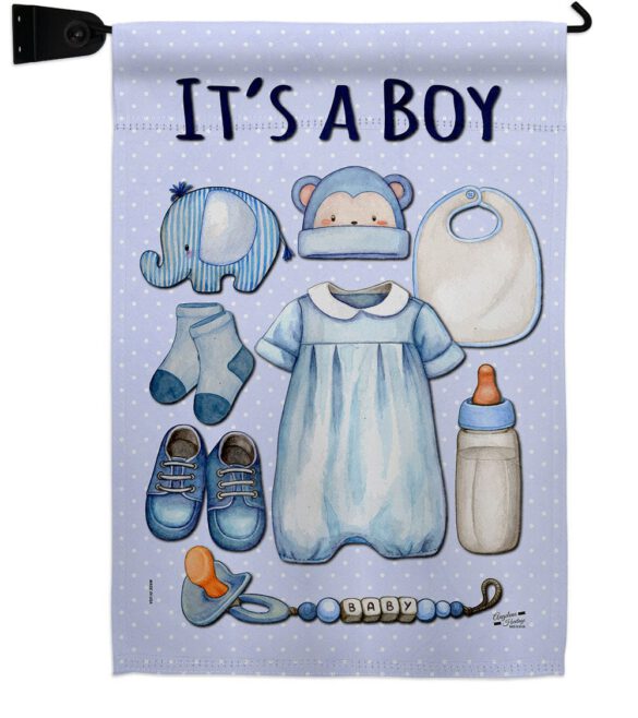 Baby Boy - Family Special Occasion Vertical Impressions Decorative Flags HG130338 Made In USA - Image 19