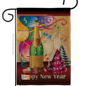 Garden Flag New Year G116008 B