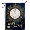 Countdown New Year - New Year Winter Vertical Impressions Decorative Flags HG116011 Made In USA