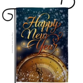 Countdown New Year - New Year Winter Vertical Impressions Decorative Flags HG137335 Made In USA
