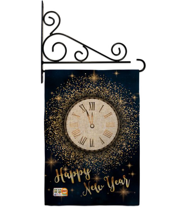 Countdown New Year - New Year Winter Vertical Impressions Decorative Flags HG116011 Made In USA - Image 12