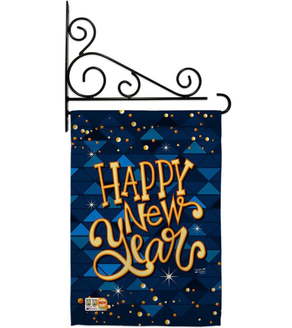Delight New Year - New Year Winter Vertical Impressions Decorative Flags HG137102 Made In USA - Image 11