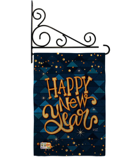 Delight New Year - New Year Winter Vertical Impressions Decorative Flags HG137102 Made In USA - Image 12