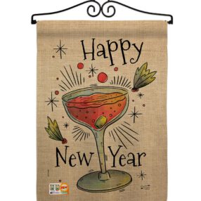 Garden Flag New Year GS137120 02