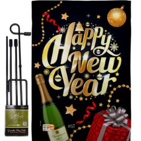 Garden Flag New Year GS137130