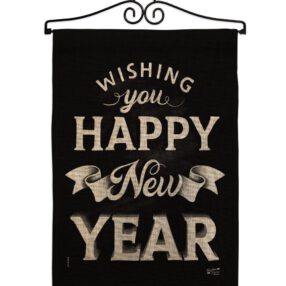 Garden Flag New Year GS137247 B 02