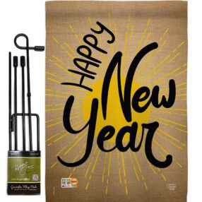 Garden Flag New Year GS191048
