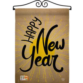 Garden Flag New Year GS191048 02