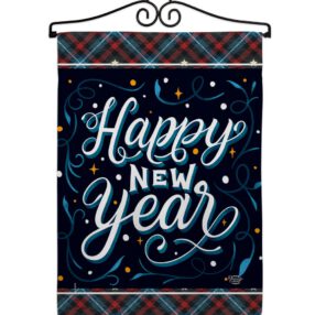 Garden Flag New Year GS192238 02