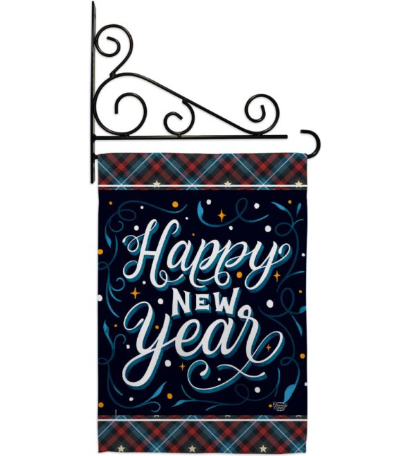 Bring New Year - New Year Winter Vertical Impressions Decorative Flags HG192238 Made In USA - Image 8