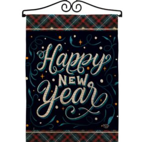 Garden Flag New Year GS192238 B 02