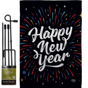 Garden Flag New Year GS192330
