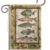 Fishing Adventures - Outdoor Nature Vertical Impressions Decorative Flags HG109056 Made In USA