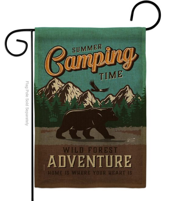 Adventure Camping - Outdoor Nature Vertical Impressions Decorative Flags HG137223 Made In USA - Image 12
