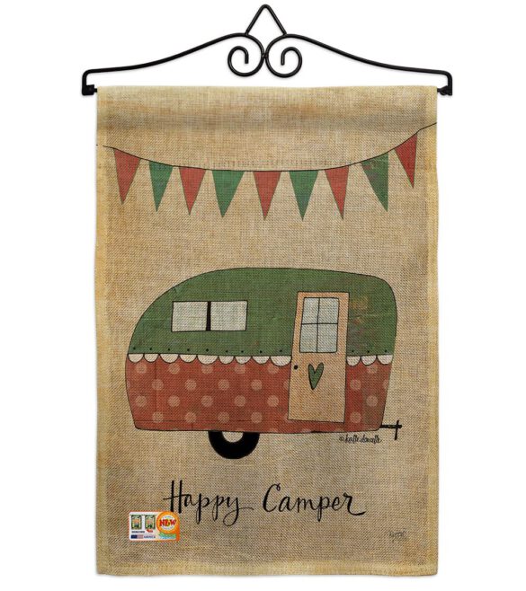 Camper - Outdoor Nature Vertical Impressions Decorative Flags HG109046 Made In USA - Image 10