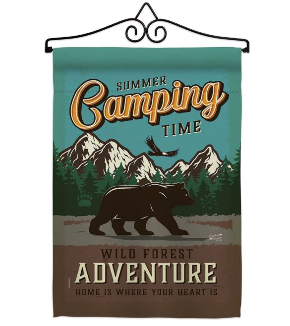 Adventure Camping - Outdoor Nature Vertical Impressions Decorative Flags HG137223 Made In USA - Image 8