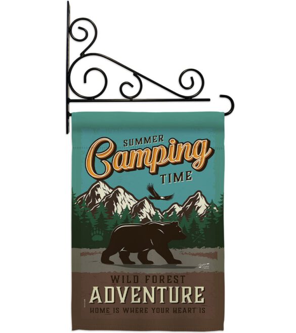 Adventure Camping - Outdoor Nature Vertical Impressions Decorative Flags HG137223 Made In USA - Image 9