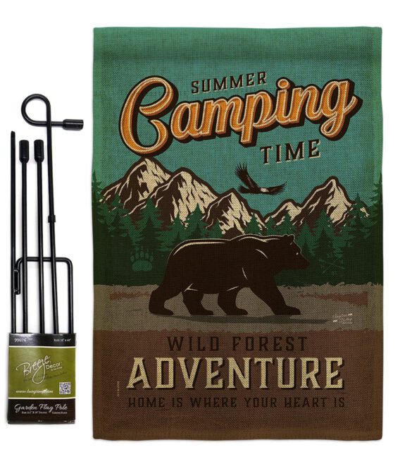 Adventure Camping - Outdoor Nature Vertical Impressions Decorative Flags HG137223 Made In USA - Image 13