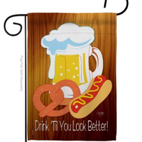 Drink 'Til You Look Better - Party & Celebration Special Occasion Vertical Impressions Decorative Flags HG115065 Made In USA