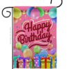 Celebrate Happy Birthday - Party & Celebration Special Occasion Vertical Impressions Decorative Flags HG115133 Made In USA