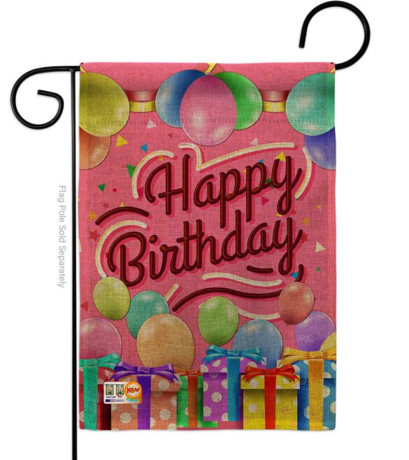 Celebrate Happy Birthday - Party & Celebration Special Occasion Vertical Impressions Decorative Flags HG115133 Made In USA - Image 8