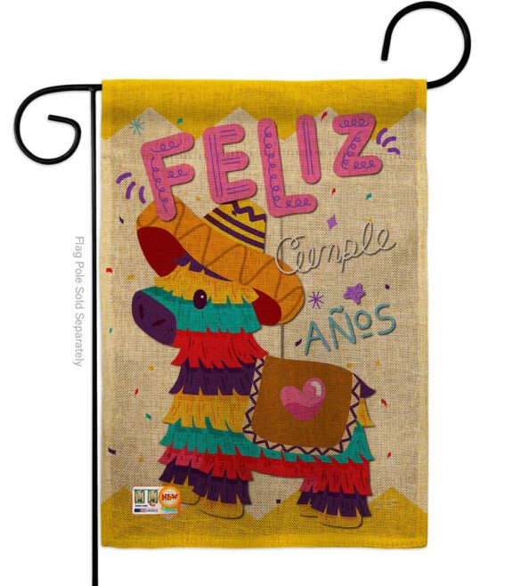 Feliz Cumpleaños - Party & Celebration Special Occasion Vertical Impressions Decorative Flags HG137194 Made In USA - Image 11